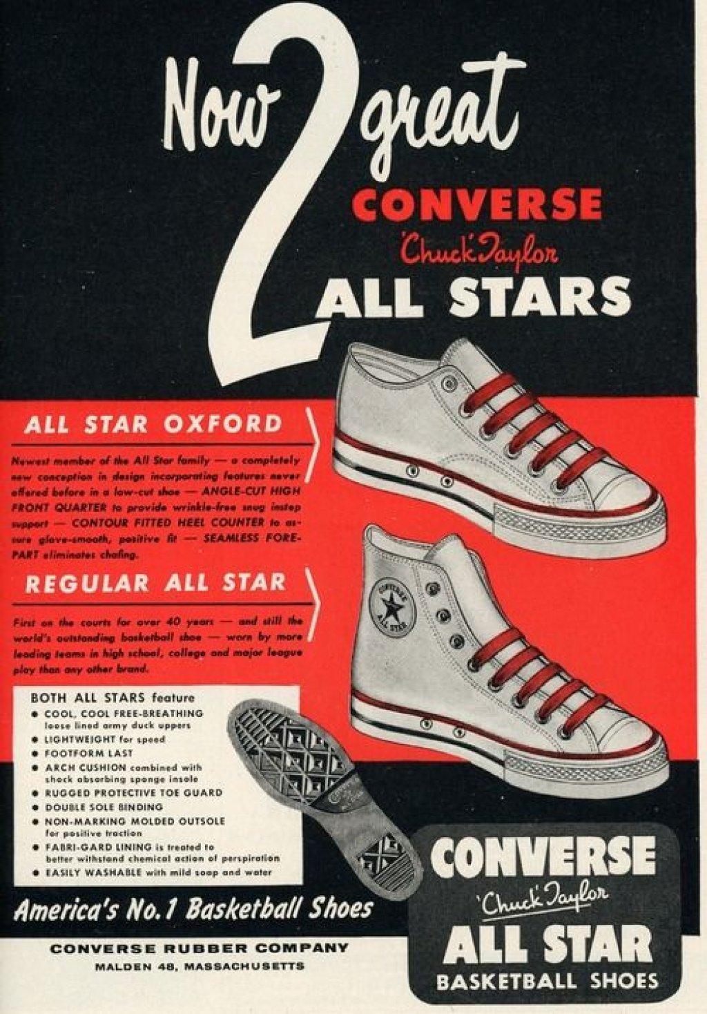 Detailed dock Accidentally La storia delle Converse All-Star (FOTO)